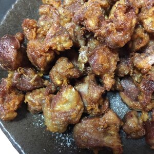 簡単おつまみ！砂肝のから揚げ